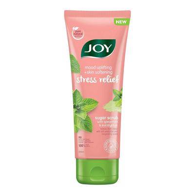 Mood Uplifting Skin Softening Sugar Scrub 200 Ml Pack of 1 | Exfoliating Face Scrub with Spearmint & Eucalyptus, 100% Vegan