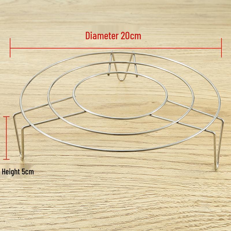 Stainless Steel Multifunctional Triangle Steamer Rack for Vegetables and Pot Storage