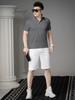 European Style Short-Sleeve Polo Shirt for Men, Summer Casual Turn-Down Collar T-Shirt, 2025 New Model with Velvet Print Half-Sleeve Top