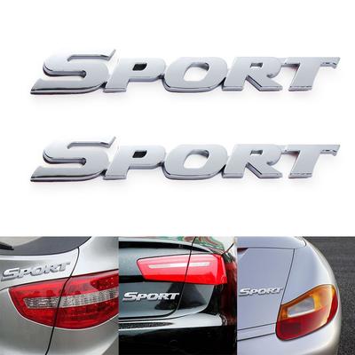Auto Zubehör Abzeichen Moto Kofferraum Kotflügel SPORT 3D ABS Autoaufkleber Metall Stil