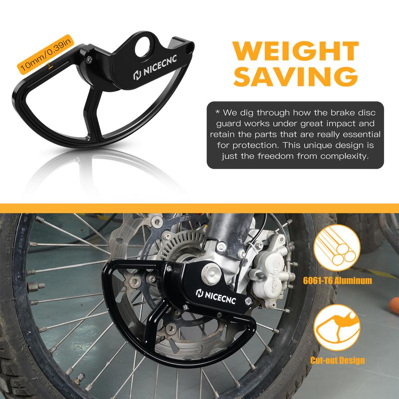 For KTM 690 Enduro R 2014-2025 Husqvarna 701 Enduro 2016-2025 Motorcycle Front Brake Disc Guard Protector GasGas 700ES 2022-2025