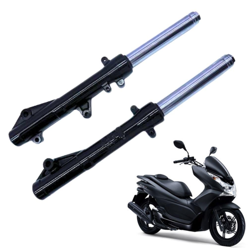 Honda Front Forks and Right Compatible with and KF18 Motorcycles One+lifestyle PCX125/150 (Left Set) - JF28/JF56, KF12, (Black)