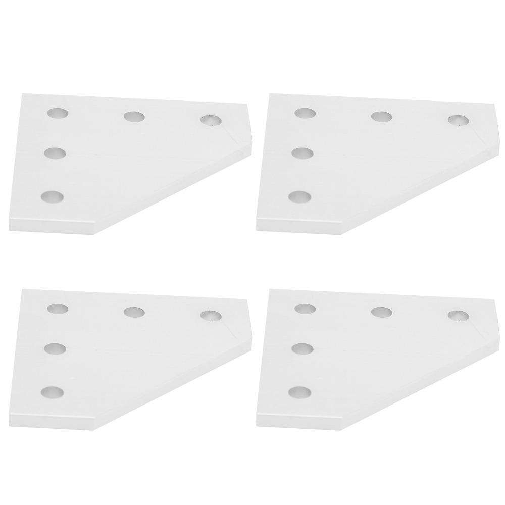 4pcs Outside Mounting L Shape Corner Bracket Right Angle Connection Bracket 3D Printer Frame