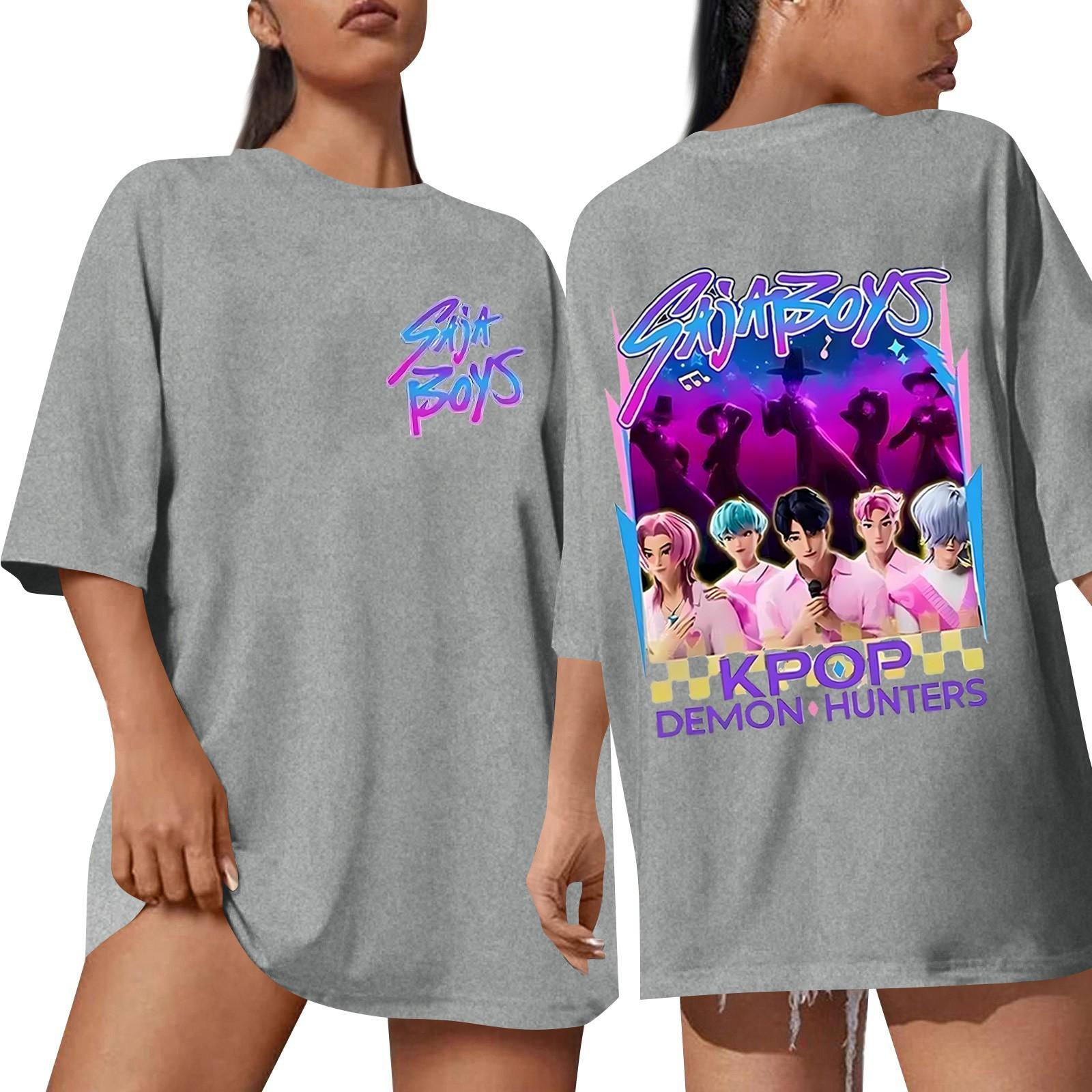 

Женская футболка с круглым вырезом, с коротким рукавом, повседневный свободный топ L