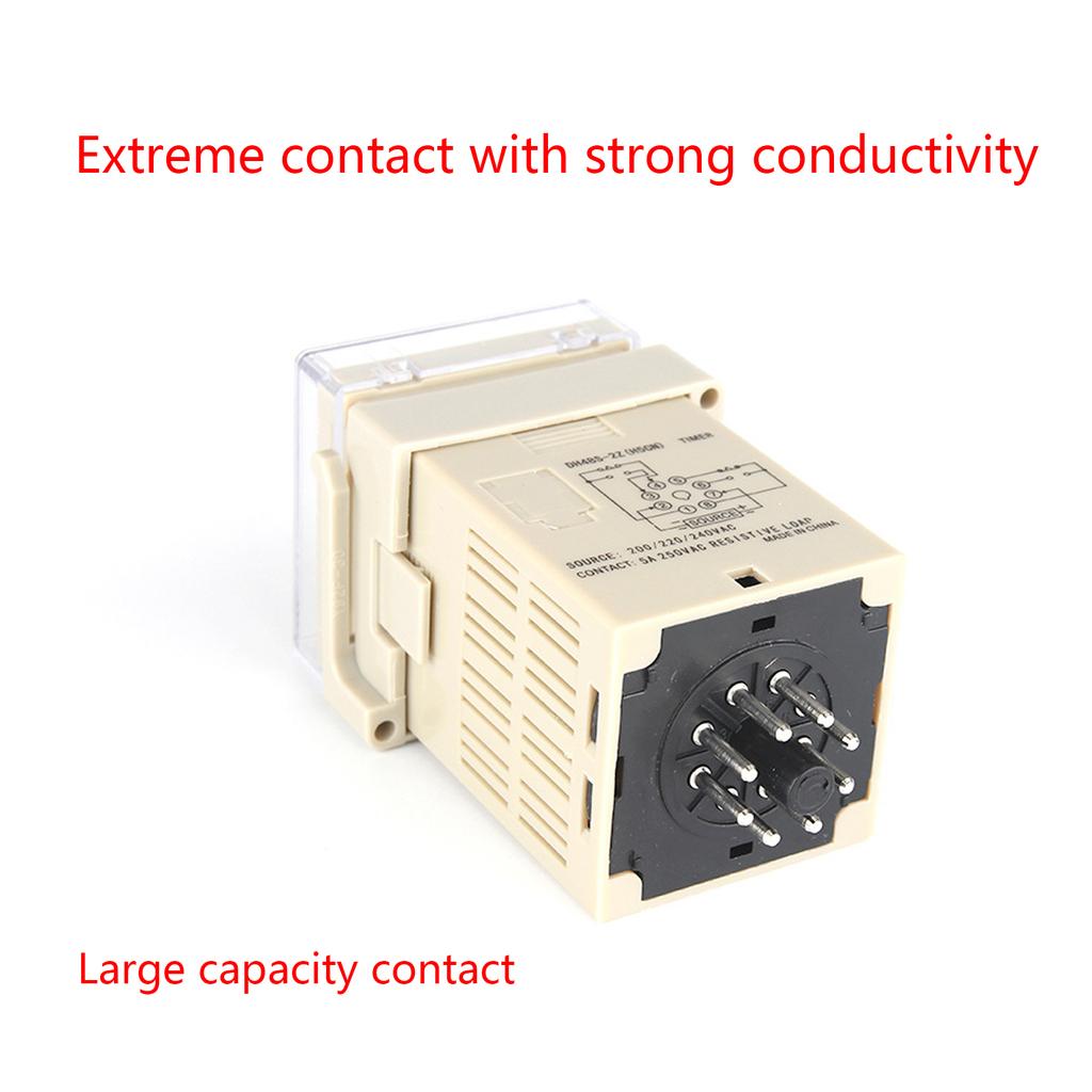 DH48S-2Z Digital Display Small Double Cycle Time Relay AC110V 220V DC12V 24V