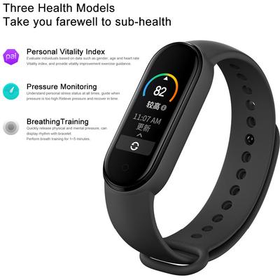 Mi Band 5 Farebný AMOLED monitor spánku, krokov, plávania a športu, aplikácia Miband 5