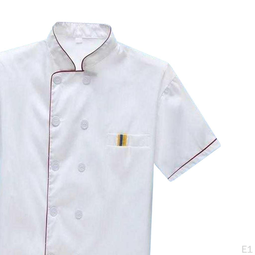 Uniform Short Sleeve Men's Chef Coat