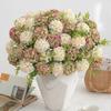 Artificial Flowers Silk Carnation Centerpieces Valentine's Wedding Brial Bouquet Room Home RoomTable Gift Arrangement Accesorios