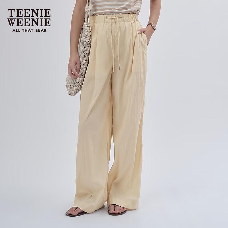 

Teenie Weenie Women s Lyocell Blend Relaxed Fit Casual Trousers L
