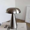 Rechargeable LED Mushroom Table Lamp - Eco-friendly Bedside & Desktop Night Light for Bedroom & Bar Atmosphere