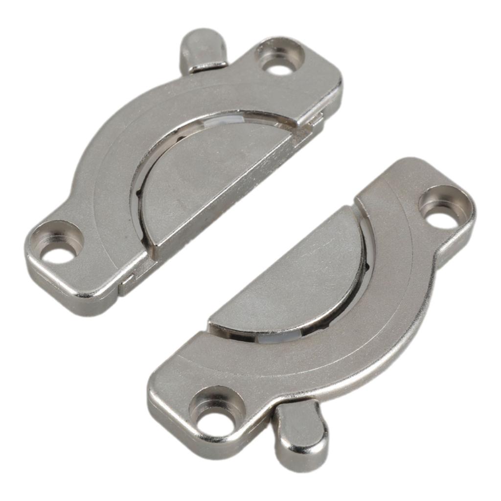 2Pieces Practical Swivels Latches Table Top Connectors Home Accessory Portable for Household and Office Daily Use