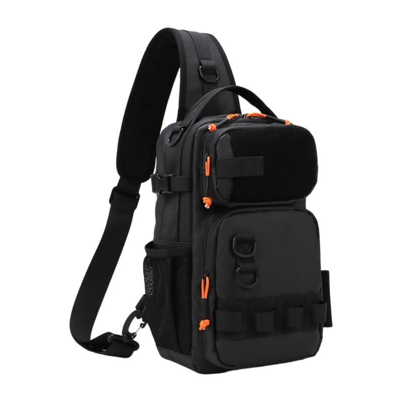 

Professional Utility Pouch For Tools And Accessories Heavy Duty Canvas with External Compartments And Webbing чорний