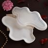 Irregular Cloud Shape Concrete Tray Silicone Molds Large Size Cement Plaster Display Plate Storage Tray Gypsum Decoration Mould
