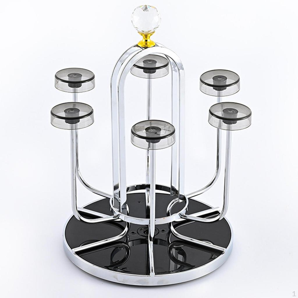 Cup Rack Stand Coffee Mug Holder Nonslip Display Drainer Draining for Drinkware Cafe Shop