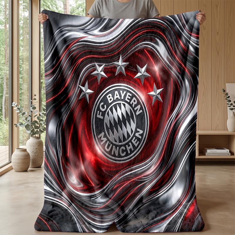 Bayern Munich Theme blanket Soft Flannel Blanket Plush Throw Blanket Cozy Sofa Bed Blanket for Home Decor