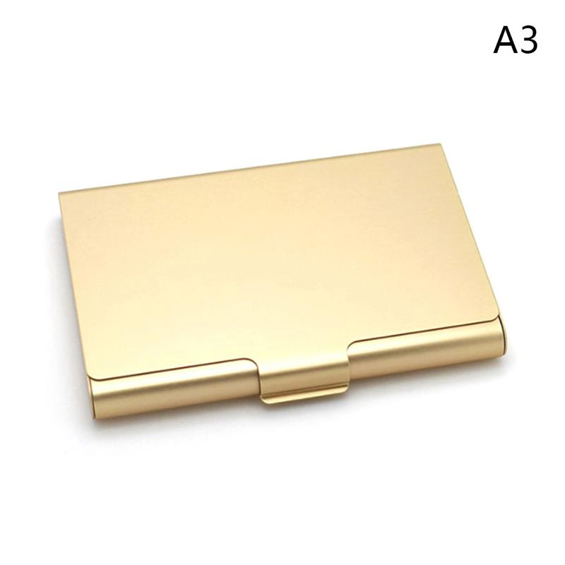 Creative Business Card Case Aluminum Alloy Card Holder Metal Box Cover Credit Men Business Card Holder Card Metal Wallet