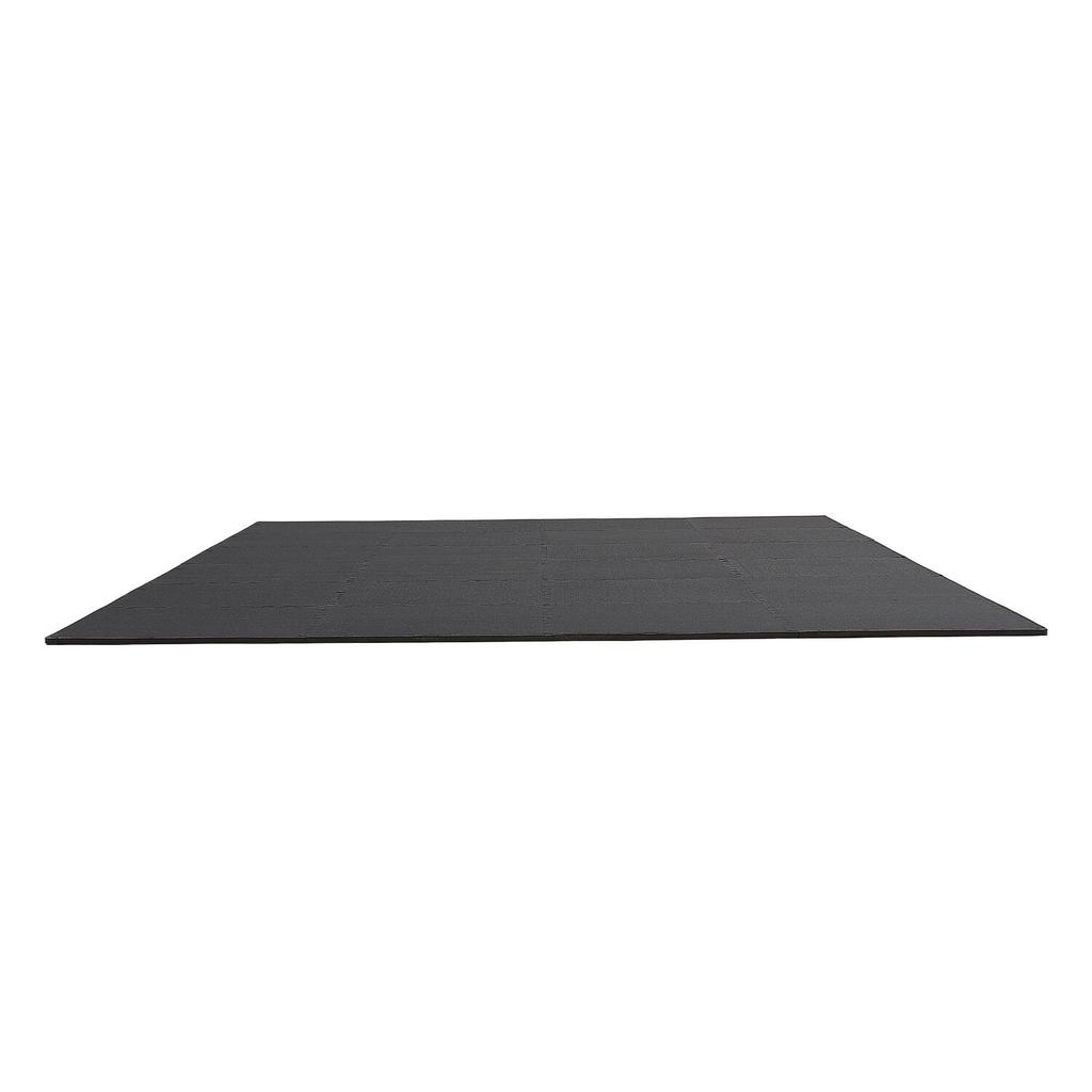 Puzzle Exercise Mat, 24 PCS Fitness Equipment Mats, 610 x 610 x 14 mm, High-Density EVA Foam Gym Mats Set, Interlocking Rubber Soft Tiles, Protective