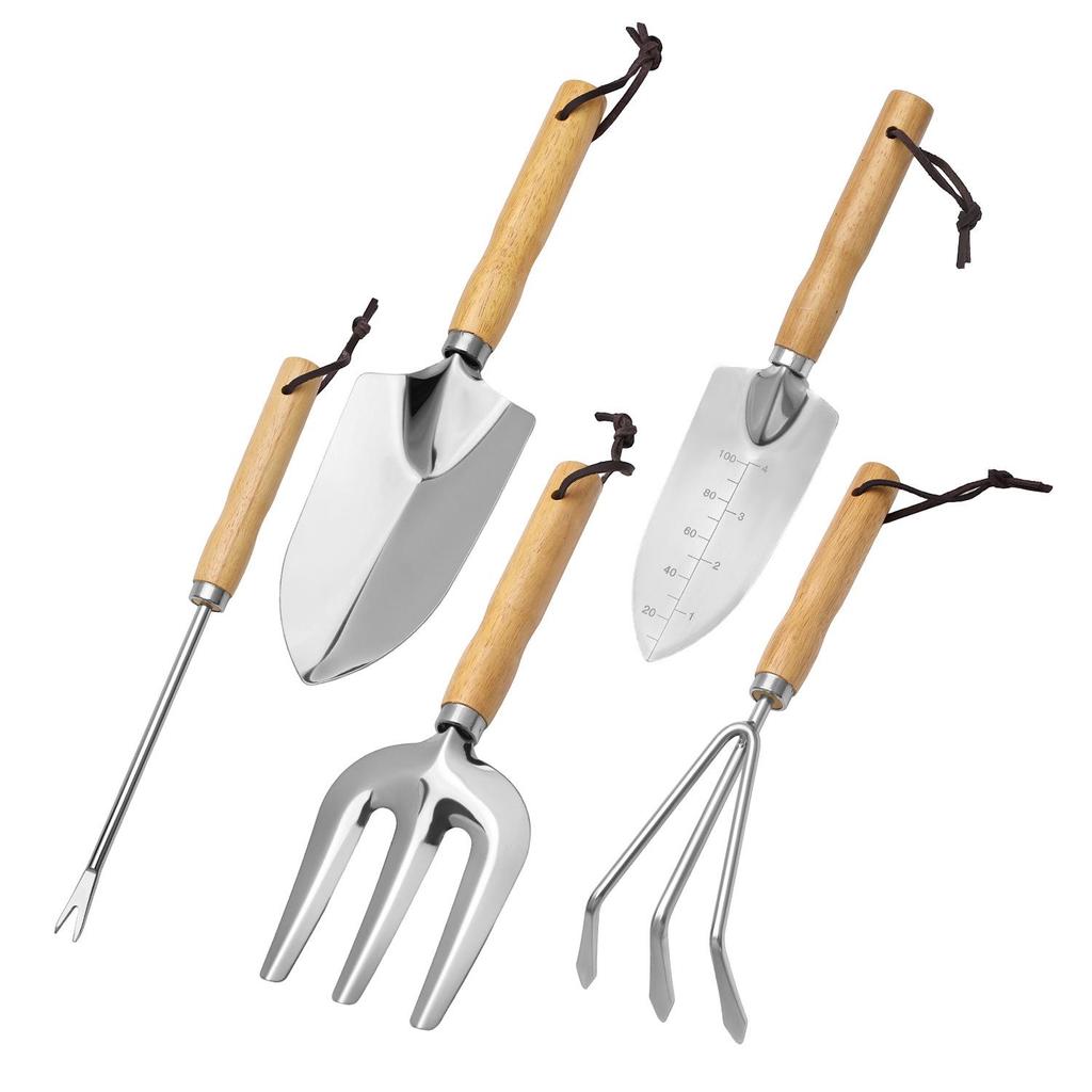 Gartenschaufel aus Edelstahl - Kleines Werkzeug zum Pflanzen von Blumen und Gemüse