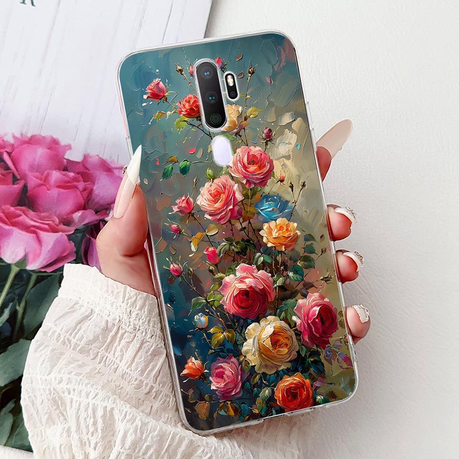 For Oppo A9 2020 Case Oppo A11x New Luxury Painted Cover Shockproof Phone Case For Oppo A5 2020 A92020 OppoA11x Soft Fundas Bags
