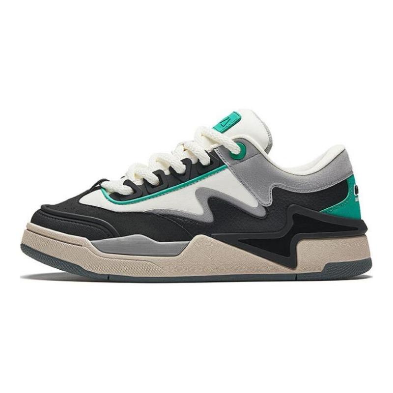 Anta Aojie S Low Top Sneakers Mens Black White Grey 112448081-5