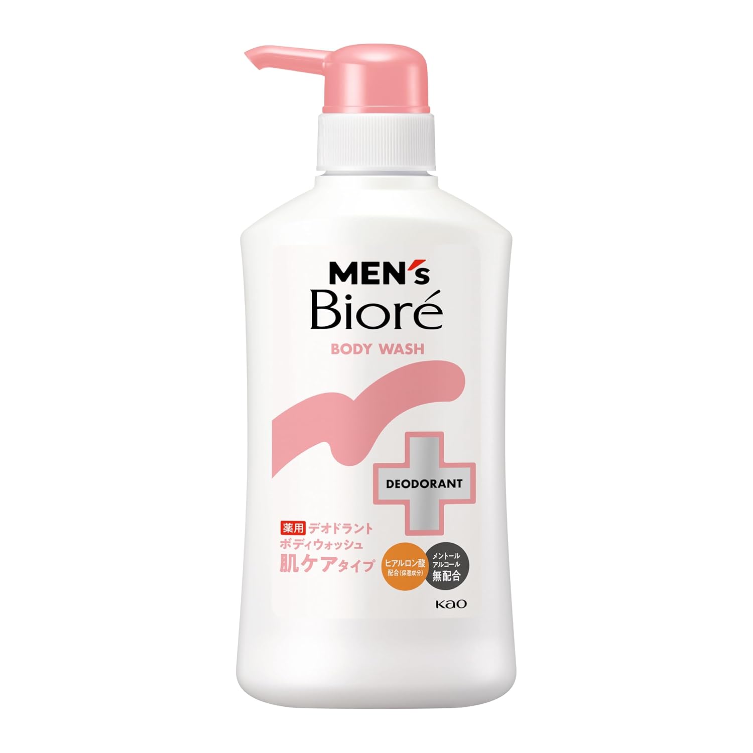 Mens Biore Medicinal Deodorant Body Wash Skin Care Type 420ml Odor Prevention Antibacterial Pore Cleansing Acne Moisturizing Quasi-Drug
