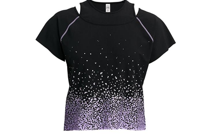Under Armour T Shirt Women s Black 1365284-001 S