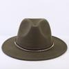 Popular European and American Classic Simple Flat-brimmed Top Hat Men's and Women's Fashionable and Elegant Versatile Jazz Hat Top Hat