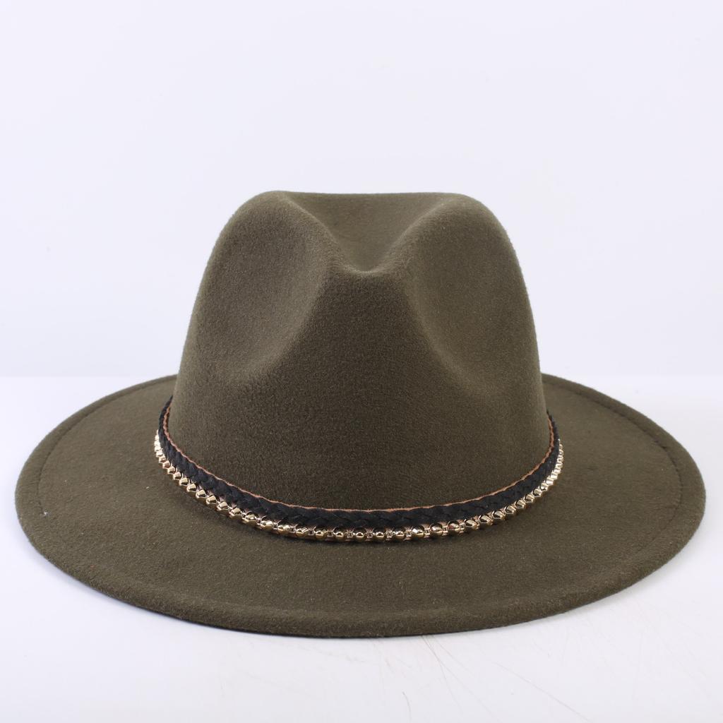 Popular European and American Classic Simple Flat-brimmed Top Hat Men's and Women's Fashionable and Elegant Versatile Jazz Hat Top Hat