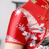 Plus Size Retro Long Cheongsam Dress - Chinese Style, Old Shanghai