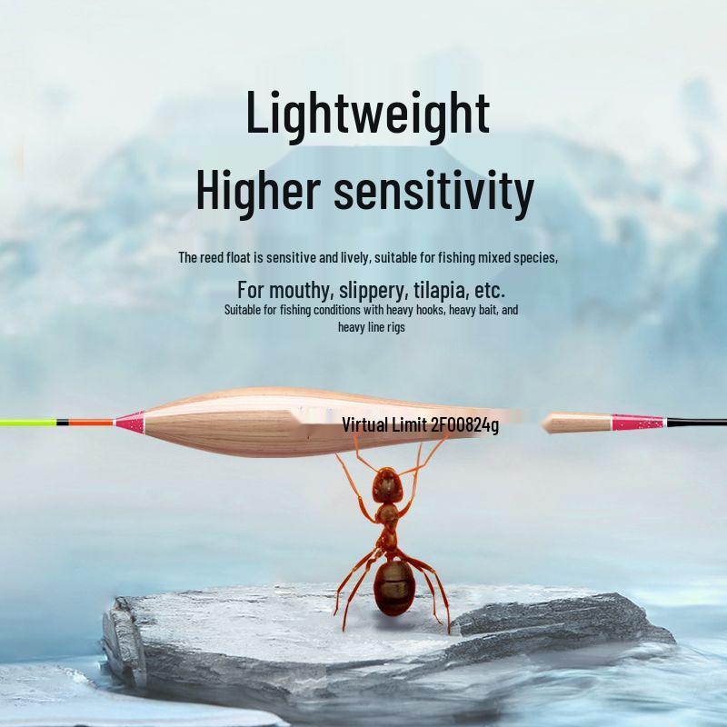 High Sensitivity Eye Black Fishing Float: Super Eye-Catching, Thickened Tail for Light Bite Crucian Carp Fishing