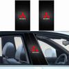 Pegatina para Pilar Central de Coche para Mitsubishi Todos los Modelos Outlander Lancer ASX Calcomanía Decorativa para Pilar B Accesorios de Moldura de Puerta