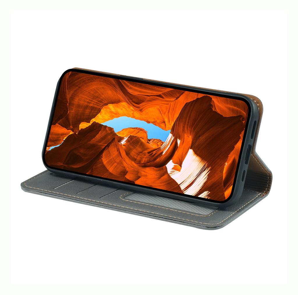 Für Samsung Galaxy XCover7 Pro Hülle Brieftasche RFID-Blockierung Leder Handyhülle Starker Magnetverschluss