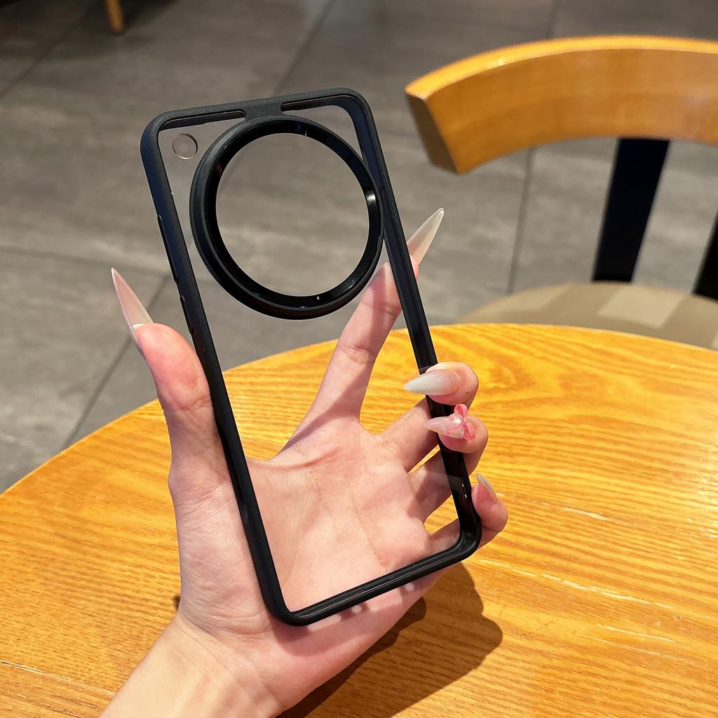 Metal Camera Protection Clear Armor Case For OPPO Find X8 Ultra Pro Transparent Shockproof Hybrid Bumper Hard Back Cover