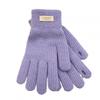 Women's Winter Knitted Gloves - Thickened Fleece-Lined Candy-Colored Touchscreen-Enabled Fingerless & Five-Finger for Cycling