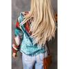 Women's Western Denim Hooded Jacket