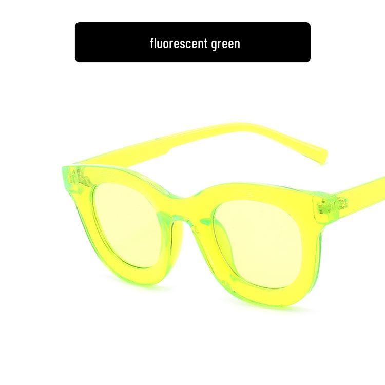 

Солнцезащитные очки в стиле ретро хип-хоп 2021 года - Модные европейские и американские клубные очки Metal Hinge