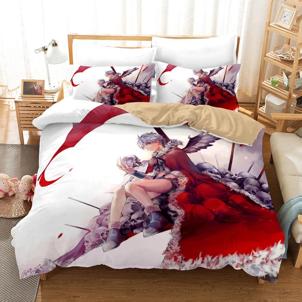 Game 3D Digital Printing Kit Quilt Cover Three-Piece Set
