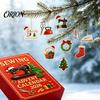 Set di Ciondoli Macchina da Cucire 2026 Calendario dell'Avvento con Cucito?Ornamenti acrilici 2D a tema, 24?Ornamenti Tematici Giornalieri Conto alla Rovescia di Natale per Amanti,