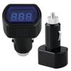 12 Volt Digital Voltmeter,  12v Voltage Tester for Solar Battery Monitor Checker Car Motor Panel Mount