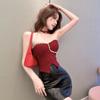 #Summer New Pure Desire Heavy Industry Nail Drill Splicing Tube Top Female Slim Irregular Design with Chest Pad
