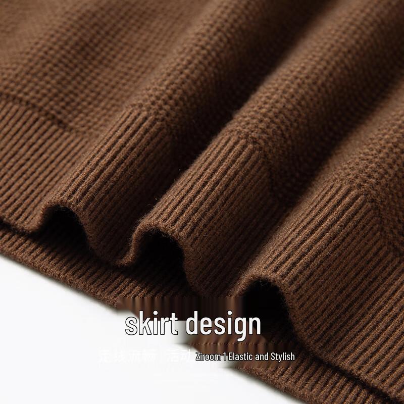 SHANSHAN Men's Business Casual Wool Blend Knit Sweater