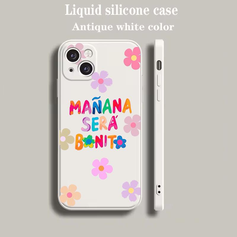 Luxury Color Phone Case For iPhone 15 14 13 12 mini 11 Pro Max XS X XR SE 7 8 Plus soft Beige Cover Letter Print Kangaroo