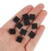 10Pcs  8.8X8.8X5Mm Black Aluminum Heatsink Cooling Radiator With Thermal Pad