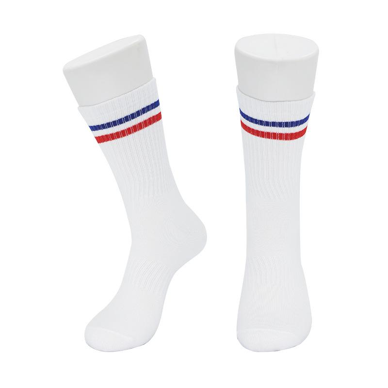 Black And White Socks Men'S And Women'S Thin Breathable Running Medium Tube Polyester Cotton Non-Slip High-Tie Basketball Socks Couple Student Trend S