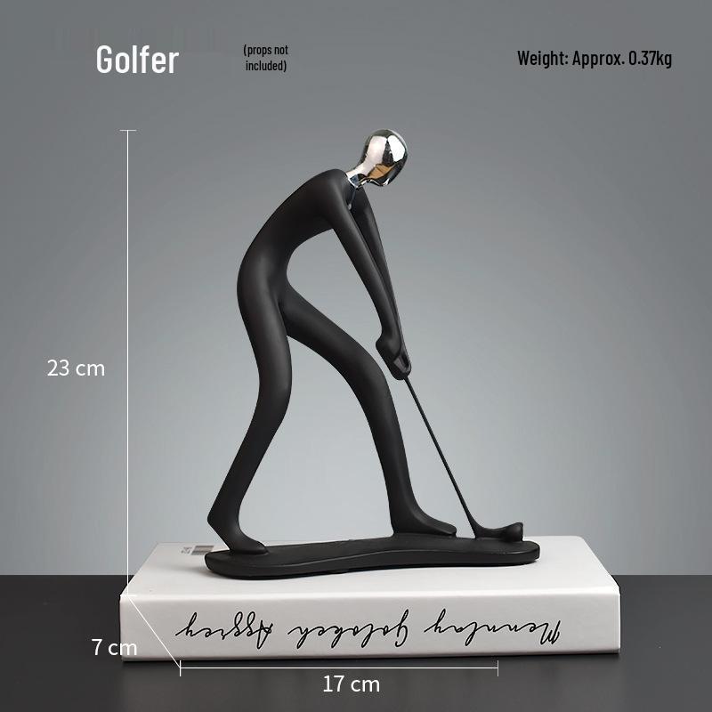 Nordic Music Band Figures: Creative Living Room & TV Cabinet Ornament