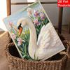 Pearl Painting Kit Swan Flower Theme Painting Art Handmade Diy Home Decoration Painting