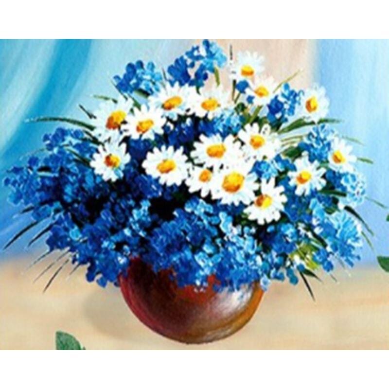 

5D алмазная живопись цветок полная круглая алмазная вышивка мозаика белая хризантема горный хрусталь домашний декор подарок Full Round 20x30CM