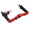 Dual Handle Camera Diving Rig Adjustable Handheld Underwater Tray Stabilizer Rig with Shutter Release Lever for DSLR