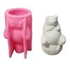 Animal Statue Silicone Molds for Making Candle Soap Home Decoration Temperature Resistant Epoxy Resin Silicone Molds