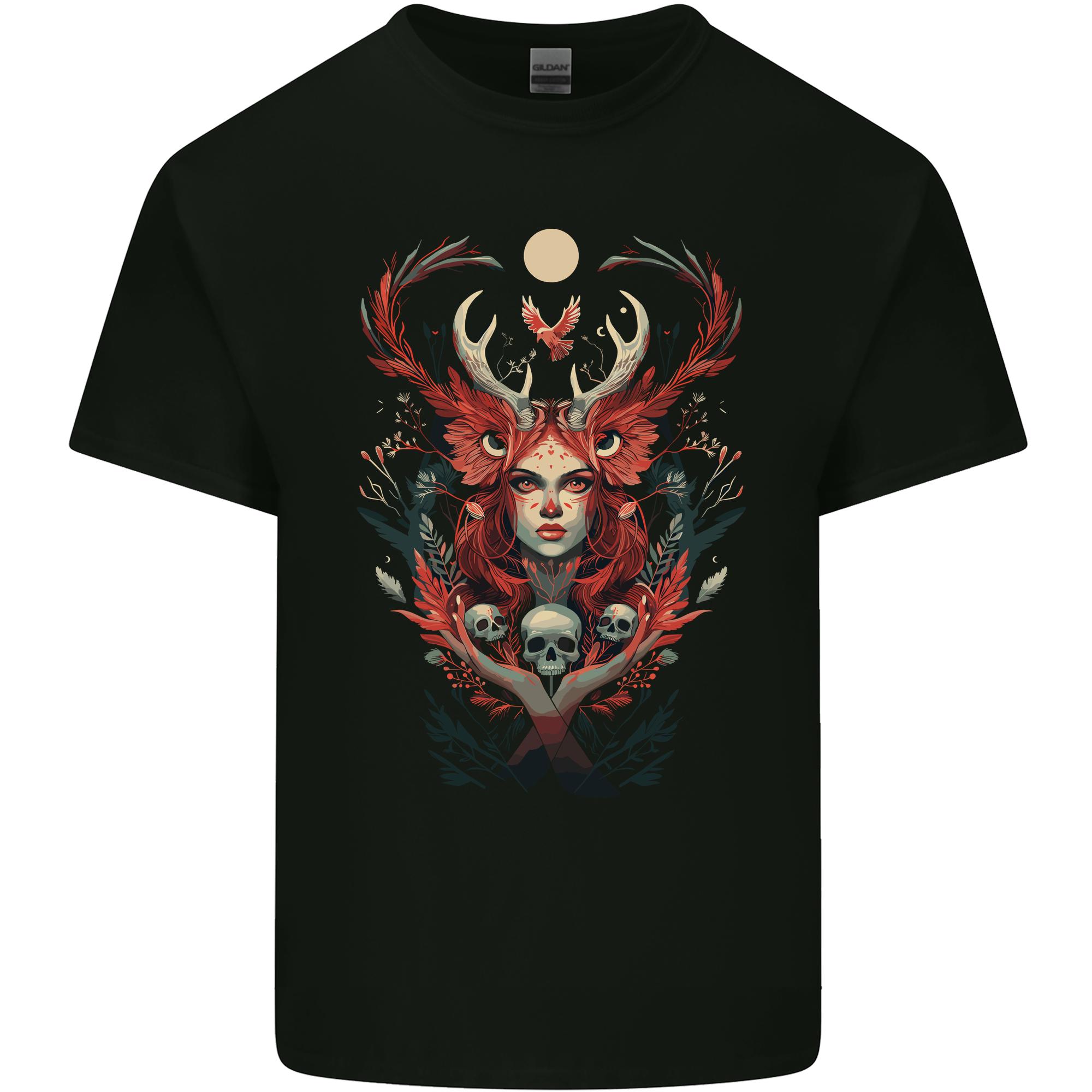Pagan Unisex Of The Earth Stonehenge Druid Skulls Unisexs Light Cotton Tshirt S